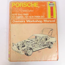 Vintage Porsche 924 and Turbo 1976 thru 1980 All Models Owner's Workshop Manual
