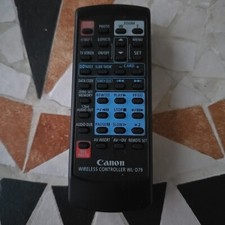 CANON CAMCORDER REMOTE CONTROL WL-D79 ZR65 ZR70 ZR65MC OPTURA 10 20 30 MC113