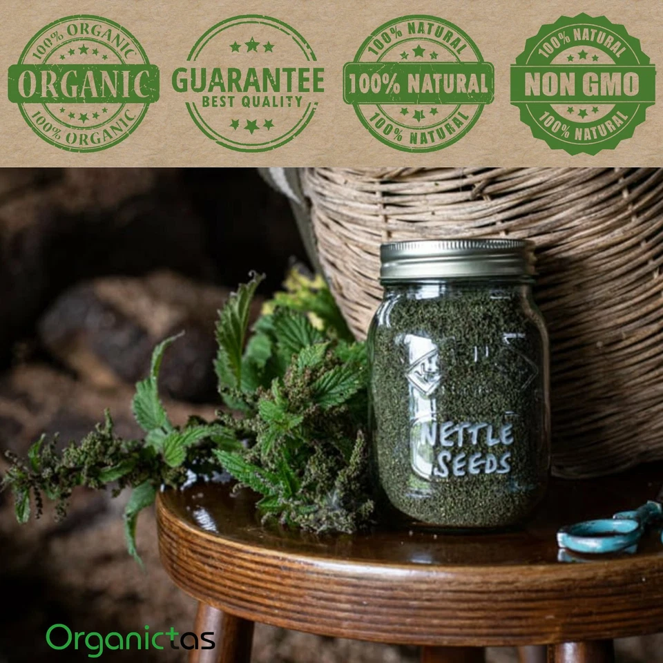 Stinging Nettle Seeds Dried Premium Quality Organic Urtica Dioica 25g-200g BIO - image 2 of 4