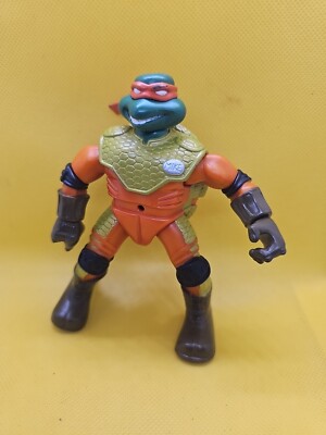 Michelangelo Teenage Mutant Ninja Turtles Playmates 2005 Combat Cruiser  Rare UK