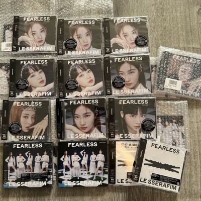 LE SSERAFIM FEARLESS JPver セット LE SSERAFIM、来年1月25日リリースの日本1stシングル『FEARLESS