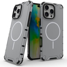 Military Grade Shockproof Rugged Magnetic Mag Safe Case For iPhone 16 Pro Max/15