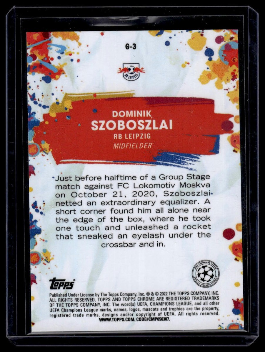 2021-22 Topps Chrome UEFA Champions League #G-3 Dominik Szoboszlai