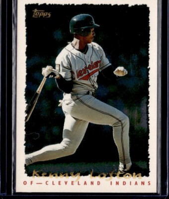 1995 Topps #67 Kenny Lofton #67 CyberStats (Spectralight)