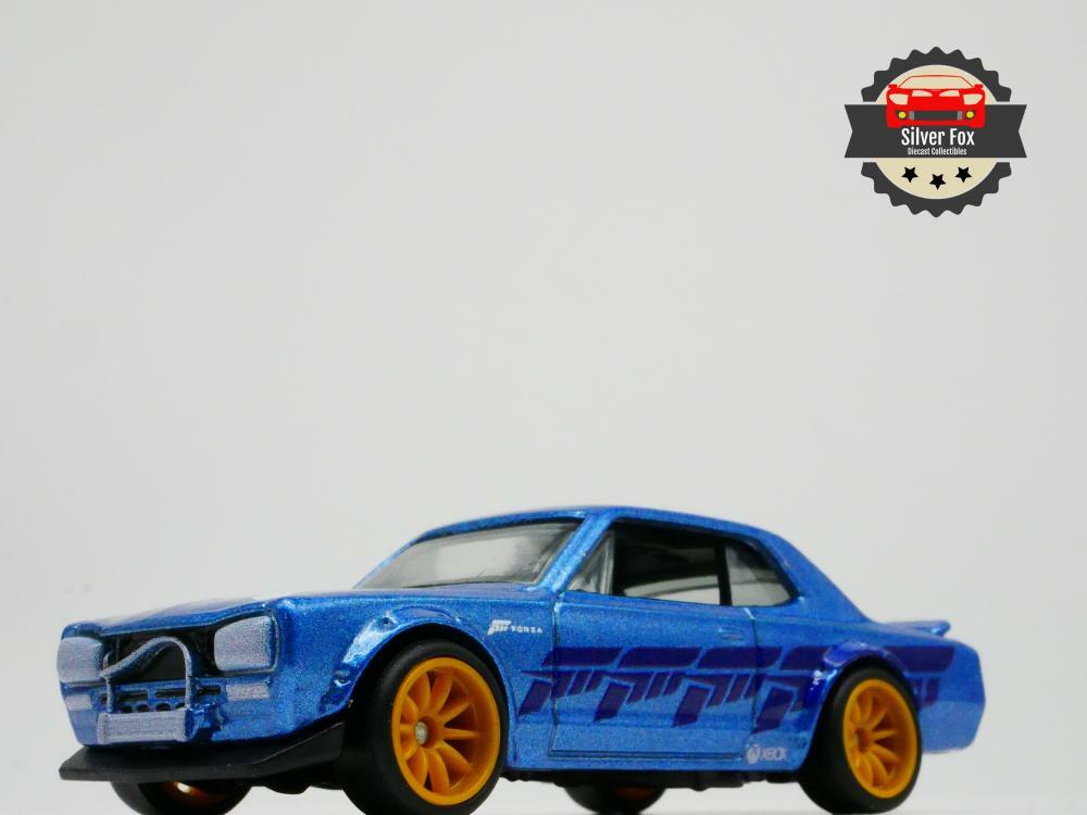 1971 NISSAN SKYLINE H/T 2000 GT-X REAL BLUE 1:64 SCALE COLLECTOR MODEL  DIECAST