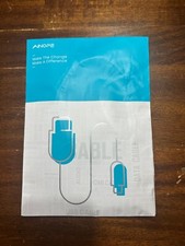 Ainope 6.6ft USB Nylon Braided Cable Type-C To Type-B Grey Brand New 1 Pack