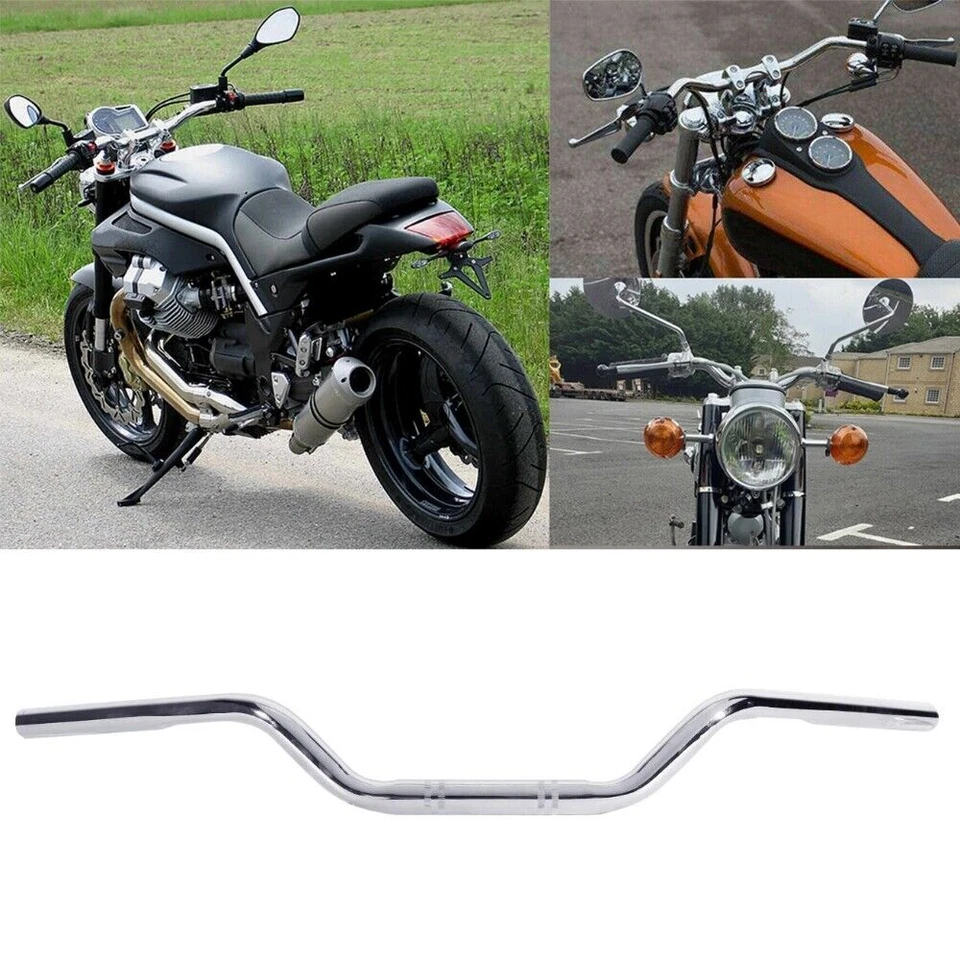 Guidões de barras de arrasto rastreador de cintura baixa 1" covinhas 3" personalizados para motocicleta Harley - Imagem 3 de 4