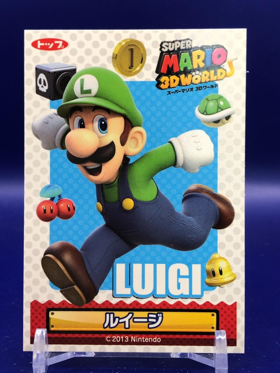 Luigi 2013 Super Mario 3D World Card Top Nintendo Japanese | eBay