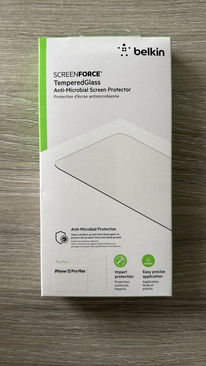 Belkin Tempered glass screen protector for Apple iPhone 12 Pro Max