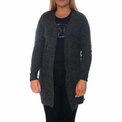 Cárdigan Abierto Para Mujer Evans - Tejido De Acrílico, Manga Larga, Casual Para Todas Las Estaciones