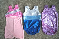 Gymnastics, Dance Leotard Lot of 3 Child - S  3 - 4 