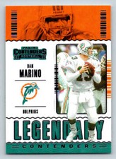 2020 Panini Contenders Legendary Contenders Orange #2 Dan Marino (ref 174715)