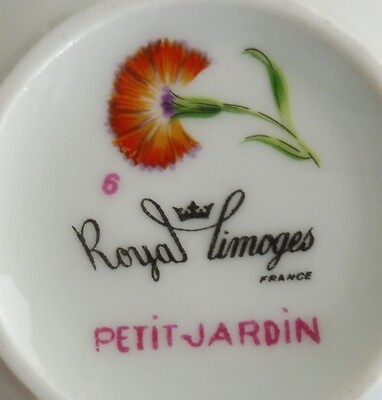 Royal Limoges - Petit Jardin - Kaffeeservice 22tlg. TOP (R17