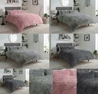 Teddy Duvet Cover Set Snuggle Soft Fluffy Quilt Sets Warm Cosy Snug Bedding