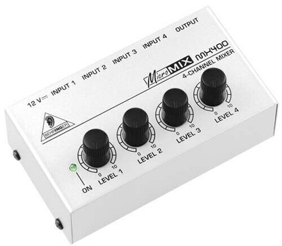 Behringer MX400   Ultra-geräuscharmer 4-Kanal-Leitungsmixer (KOSTENLOSER...