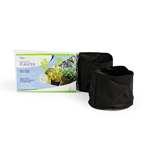 Macetas para plantas acuáticas Aquascape para estanque y jardín acuático, 8 pulgadas x 6 pulgadas, negras, Foto 2 de 4