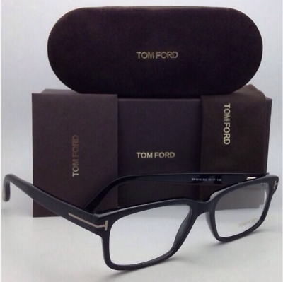 New Tom Ford Reading Glasses TF 5313 002 55-17 145 Black & Gold