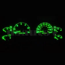 Dash Instrument Cluster Gauge GREEN SMD LED LIGHT KIT Fit 97-06 Jeep Wrangler TJ