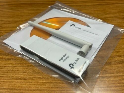 BRAND NEW--TP-Link TL-WN722N (Ver-2) 150Mbps High Gain Wireless USB Adapter - Picture 1 of 2