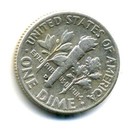 1959 D Roosevelt Dime US 10 Cent U.S America SILVER UNITED STATES 10c Coin #7845 — photo 2