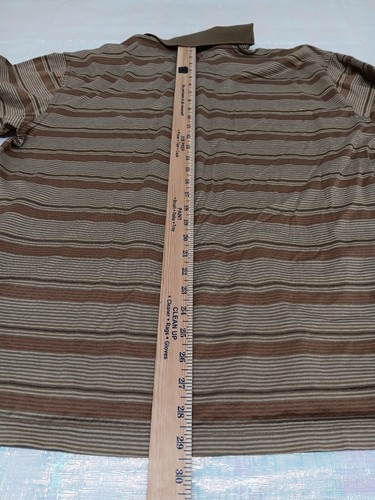 CAMISA POLO DE GOLF ASHWORTH PARA HOMBRE XL MARRÓN A RAYAS MANGA CORTA RAVEN S MOUNTAIN - Imagen 15 de 15
