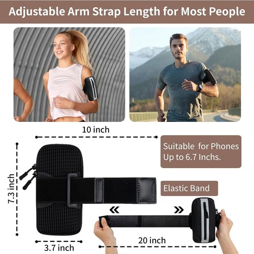 Running Arm Band Waterproof Sport Armbands Multifunctional Workout Supplies - Photo 7 sur 14