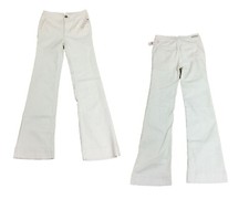 Anthropologie Pilcro and the Letterpress Women's High Rise Bootcut Pants, White