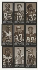 2008 Topps Mayo Football MINI 19 Assorted -Blue & Orange backs as shown