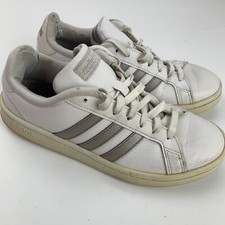 Adidas Grand Court Womens Shoes Size 6.5 White Sneakers F36485