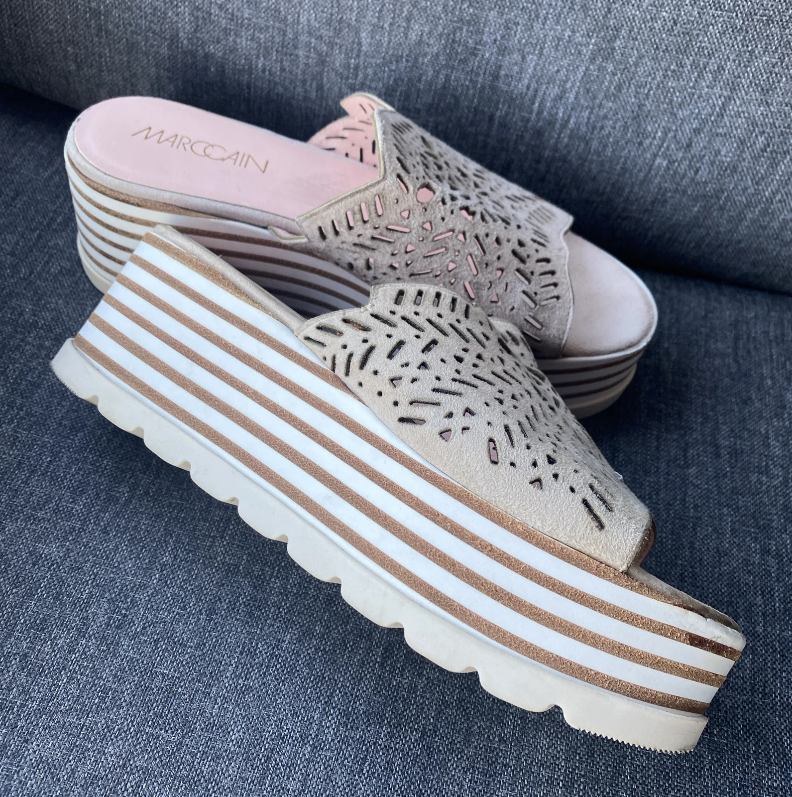 TOD’S Bellissimi sandali con plateau Marc Cain taglia 39 6