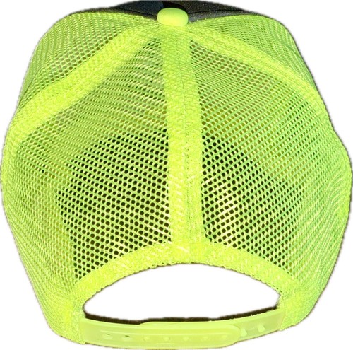 Chris Robinson Brotherhood CRB Neon Green Snap Back Trucker Hat Peace Pipe Smoke - Picture 5 of 16