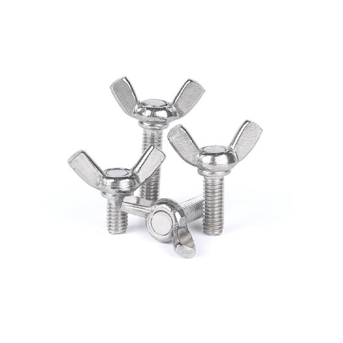 M4 M5 M6 M8 M10 A2 304 Stainless Steel Wing Bolts Nut Butterfly Screw DIN316 - Picture 13 of 16