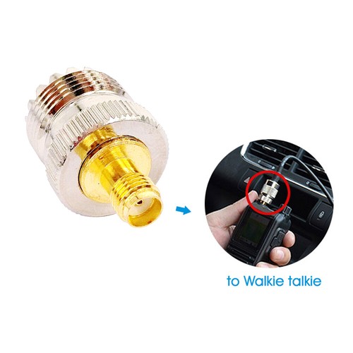 SMA Female To UHF Female RF Coaxial Connector Adapter SO-239 SO239 PL259 L15 - Picture 4 of 6