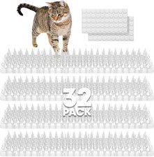 Cat Scat Mat 32 Pack 1" Spike Pet Repellent Mat Indoor Outdoor Cat Deterrent