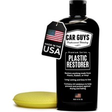 Rain-Resistant Plastic Restorer Trim Finisher - Safe 8 Oz Auto Detailing Kit