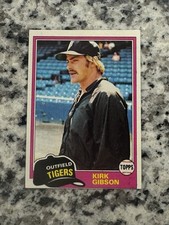 1981 Topps - Kirk Gibson #315 (RC) Detroit Tigers Baseball Card