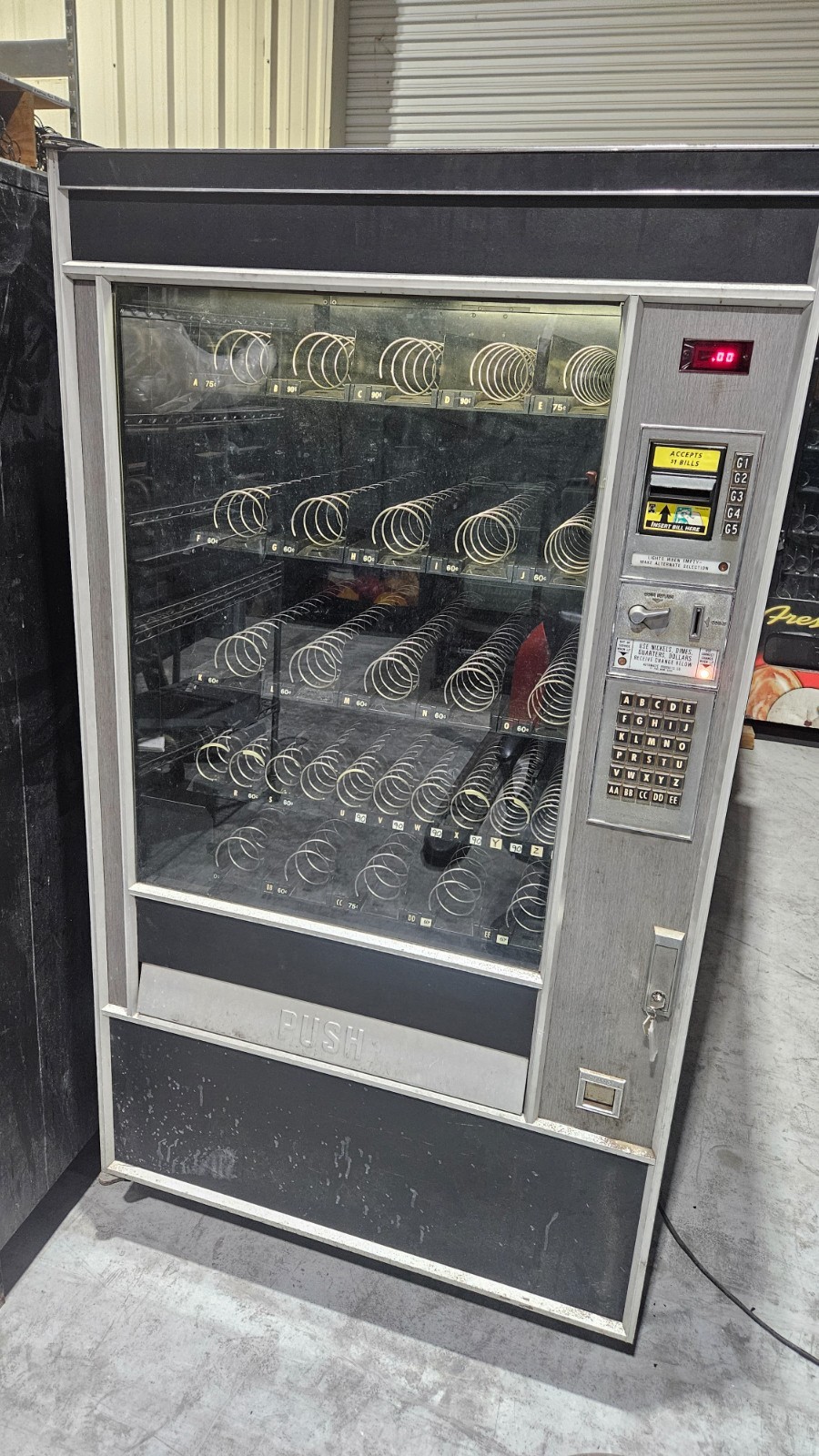 FULLY WORKING AP Automatic Products Snackshop 2 Chip Candy Snack Vending Machine
