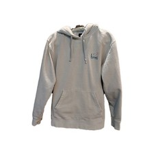 VANS Off the Wall Men Sweatshirt Size M Logo Sage Green Retro Long Sleev Vintage