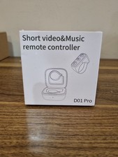 Black TikTok short Video and Music Remote Control Page Turner Camera Trigger