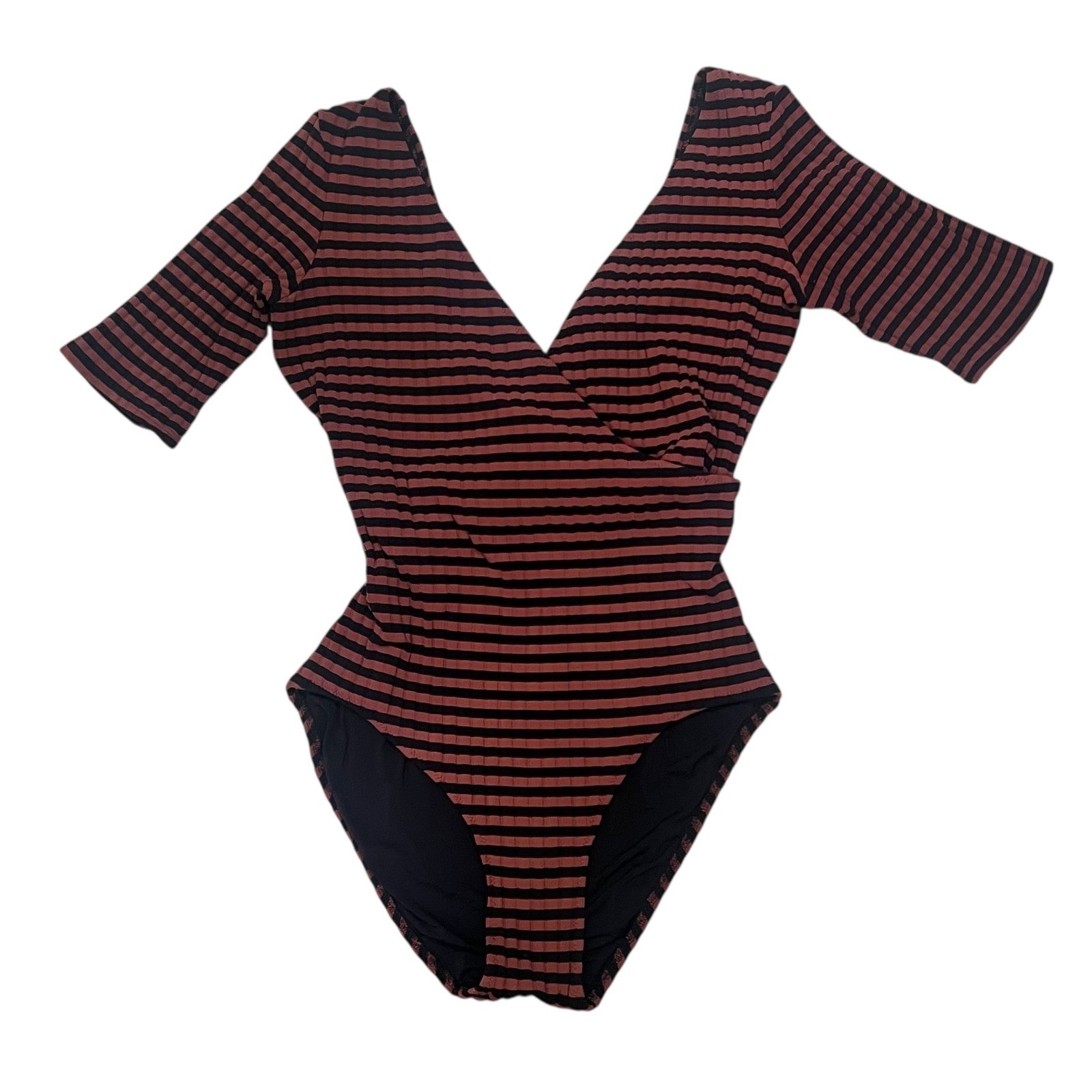 Solid And Striped Alison One Piece Swimsuit Brown… - image 2
