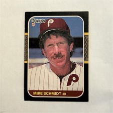 Donruss 1987 Mike Schmidt Philadelphia Phillies #139 Base Set Baseball Card