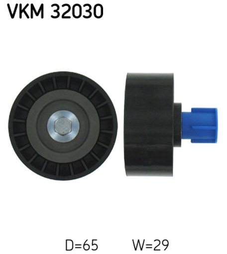 SKF V-Ribbed Belt Idler/Guide Pulley With Mounting Hardware VKM 32030 Bottom Position Height 97 mm Length 95 mm Width 64 mm - OE Quality - Image 17