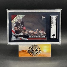 2015 Amari Cooper Topps High Tek Bright Horizons Red Diffractor #d/5 Rookie SGC