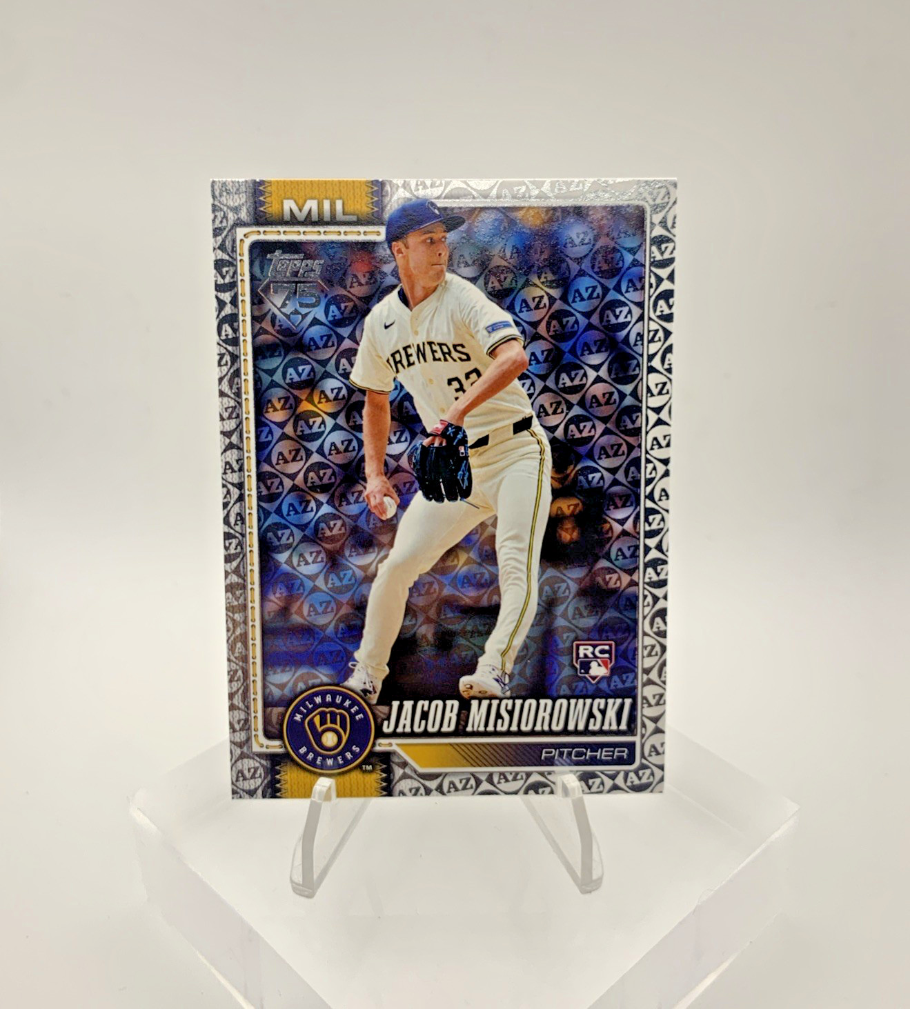 JACOB MISIOROWSKI 2026 Topps Series 1 Spring Training Parallel #10 RC- Brewers