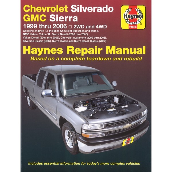 Chevrolet Avalanche Silverado Suburban Tahoe 1999-2006 Repair Manual Haynes-image