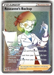 Roseanne's Backup 180/172 Brilliant Stars Secret Rare Rainbow Holo