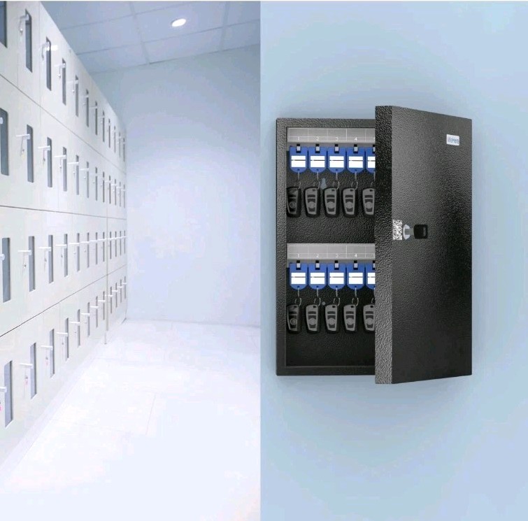 32 Key Cabinet Organizer Lock Box Security Storage for Valets Hotels Car and ...