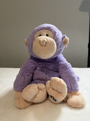 Ganz Webkinz Jr Purple Monkey Plush Stuffed Toy 
