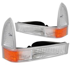 Fits 1999-2004 Ford F250 F350 F450 2000-2004 Excursion Clear Corner Lights Lamps Fits 1999-2004 Ford F250 F350 F450 2000-2004 Excursion Clear Corner Lights Lamps