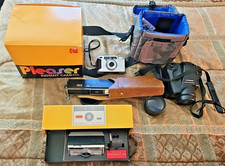 Vintage Cameras In Very Nice Condition 1 Pentax 1 Chinon 1 I T T and 2 Kodak